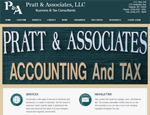 Tablet Screenshot of prattassociates.com